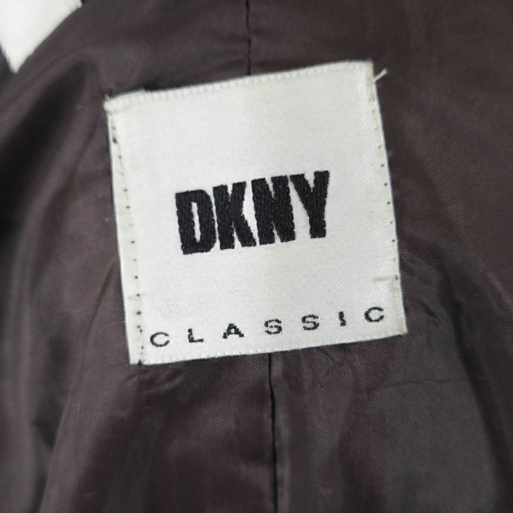 DKNY Classic Leather jacket women button - Picture 5 of 5